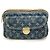 Bum bag in denim Monogram Louis Vuitton Blu
