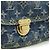 Bum bag in denim Monogram Louis Vuitton Blu - vista 9
