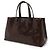 Borsa Louis Vuitton Monogram Vernis Wilshire PM Bordò - vista 3