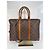 Porte-documenti da viaggio business Louis Vuitton con dustbag in pelle marrone 289 - vista 2