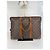 Porte-documenti da viaggio business Louis Vuitton con dustbag in pelle marrone 289 - vista 3