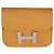 Hermès Sesame Epsom Constance Slim Geldbörse PHW Braun