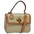 Céline Celine Vintage Convertible Top Handle Macadam Beschichtetes Canvas Medium Beige