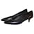 Hermès Pumps Schwarz Leder
