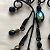 Orecchini a clip Philippe Ferrandis Metallo Nero Swarovski Perle Metallico - vista 12