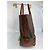 Grande borsa shopper in pelle marrone Louis Vuitton - vista 3