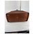 Grande borsa shopper in pelle marrone Louis Vuitton - vista 7