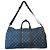 Louis Vuitton EDIZIONE LIMITATA Keepall Blu Teal River Bandoulière 50 Monogram Shadow Blu navy Blu chiaro Blu scuro - vista 3