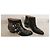 Chloé Susanna Botas de Tobillo Negro Plata Cuero Metálico - vista 2