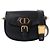 Dior Bobby Small Umhängetasche aus schwarzem Kalbsleder