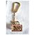 Charm per borsa Louis Vuitton Monogramma Camel Oro Beige D'oro Metallico Carne Gold hardware Cammello - vista 5
