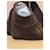 Borsa a mano Prada BR3021 Suede e Pelle Marrone - vista 6