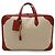 Borsa Boston Victoria 50 in tela e pelle Hermès Marrone Beige