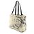 2.55 Bolsa tote de lona e couro Camélia da Chanel Branco - vista 2