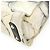 2.55 Bolsa tote de lona e couro Camélia da Chanel Branco - vista 3