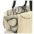 2.55 Bolsa tote de lona e couro Camélia da Chanel Branco - vista 6