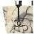 2.55 Bolsa tote de lona e couro Camélia da Chanel Branco - vista 9