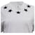 Camiseta de algodón blanco bordada con estrellas Givenchy Crudo  - vista 2