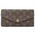 Carteira Longa Monograma Sarah da Louis Vuitton Marrom