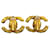 Orecchini Coco Mark di Chanel D'oro Metallico  - vista 6