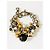 Raro splendido bracciale DOLCE & GABBANA acciaio con sfere e perle di vari colori e dimensioni Argento Multicolore - vista 11
