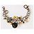 Raro splendido bracciale DOLCE & GABBANA acciaio con sfere e perle di vari colori e dimensioni Argento Multicolore - vista 9