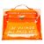Hermès Vinyl Kelly Handtasche Orange