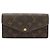 Portafoglio Lungo Sarah Monogram Louis Vuitton Marrone