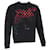 Twist Louis Vuitton Pullover aus schwarzer Baumwolle mit gesticktem Monogramm