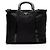 Borsa Prada Tessuto Spazzolato N/S Nero