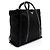 Borsa Prada Tessuto Spazzolato N/S Nero - vista 2