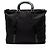 Borsa Prada Tessuto Spazzolato N/S Nero - vista 3