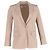 Max Mara Unno Single-Breasted Blazer with Pockets in Beige Wool