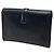 Borsa clutch JigePM in pelle box di Hermès Blu - vista 2