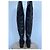 Botas altas de cuero negro Prada con punta afilada - vista 2