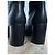 Botas altas de cuero negro Prada con punta afilada - vista 6
