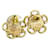 Orecchini Fiore Marchio Coco Chanel D'oro Metallico  - vista 6