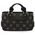 Céline Celine Boogie Bag aus Denim-Leder Schwarz