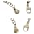 Bracciale Coco Mark di Chanel Argento Metallico  - vista 3