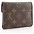 Portafoglio Trifold Monogram Victorine Louis Vuitton Marrone - vista 3