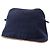 Pochette Bolide Hermès in tela di cotone Blu - vista 2