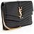 Saint Laurent Matelassé Lammleder Monogramm Sulpice Kettenbörse Schwarz - Ansicht 2