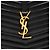Saint Laurent Matelassé Lammleder Monogramm Sulpice Kettenbörse Schwarz - Ansicht 8
