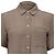 Theory Camicia con bottoni e nodo frontale in lino marrone Rosso - vista 2