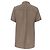 Theory Camicia con bottoni e nodo frontale in lino marrone Rosso - vista 4
