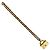 Accessorio Pendente Collana Matelassé Chanel D'oro Metallico - vista 5
