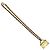 Accessorio Pendente Collana Matelassé Chanel D'oro Metallico - vista 6