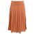 Jupe midi plissée Chloé en polyester orange