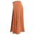Jupe midi plissée Chloé en polyester orange - vue 2