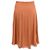 Jupe midi plissée Chloé en polyester orange - vue 3